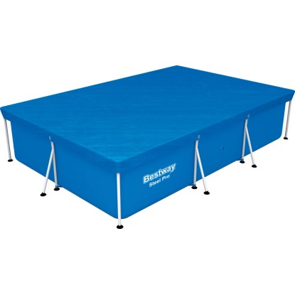 Bestway Krytí plachta na bazén Flowclear, modrá, 304 x 205 cm