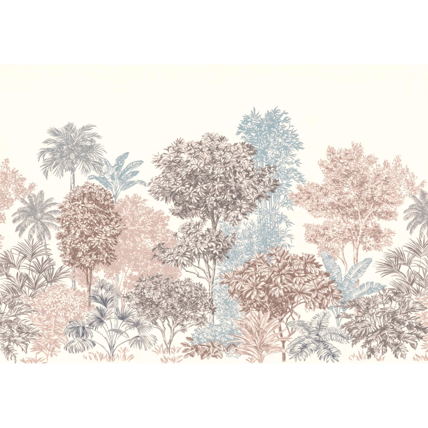 Komar Vliesová fototapeta Painted Trees 400 x 280 cm