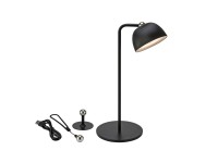 DIVERSE LED lampa 3v1 (stolní/nástěnná/závěsná) černá pr.13 x 31 cm