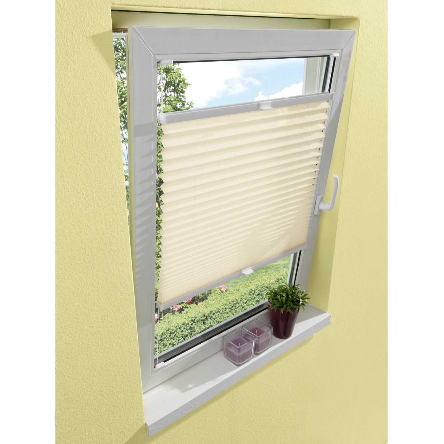 OBI Plisé roleta Arona krémová, 105 x 130 cm