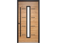 SPLENDOOR Vchodové dveře ThermoSpace MILANO PRIME Woodeffect 100 L