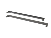 HOPA Boční krytka k plastovému parapetu Greenline, šedá, 1 ks, 400 x 40 mm