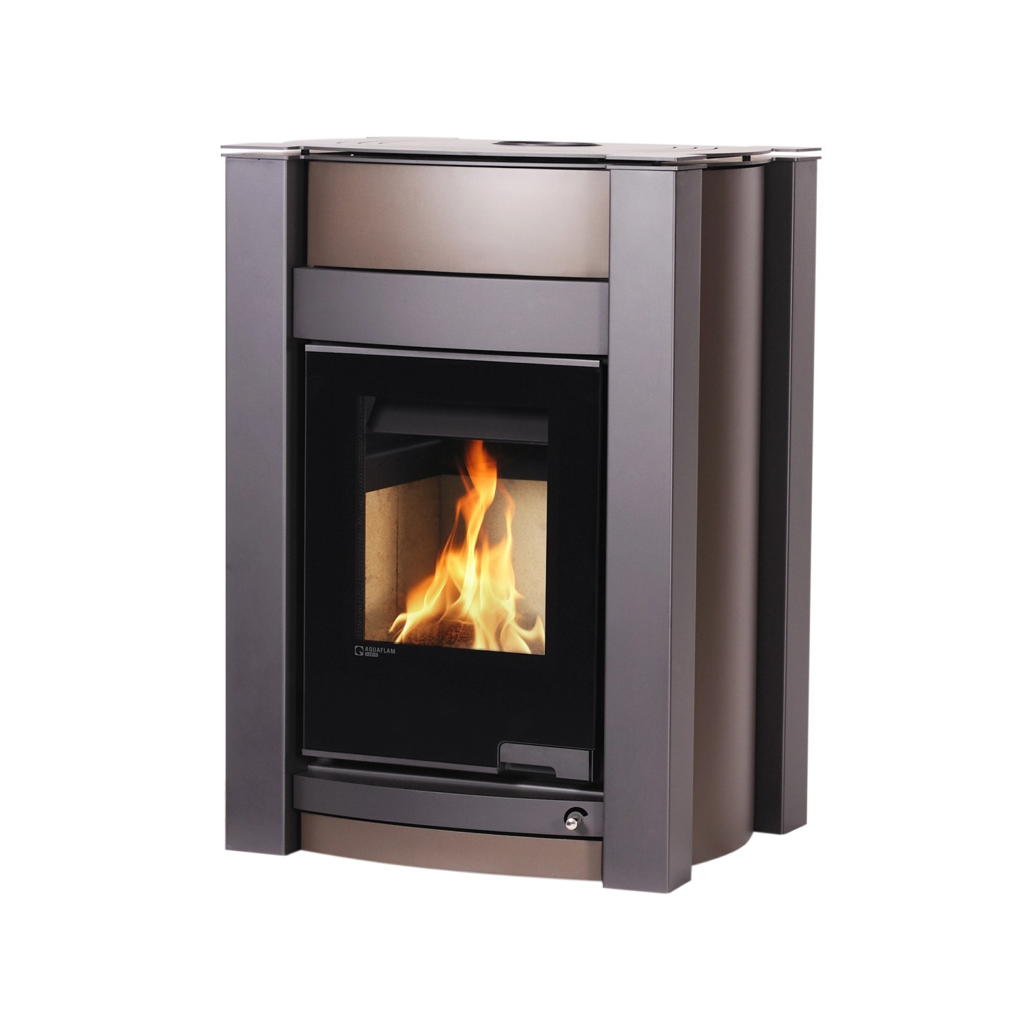 HS Flamingo Krbová kamna AQUAFLAM VARIO KALMAR 11/7kW hnědá 694x635x1030mm