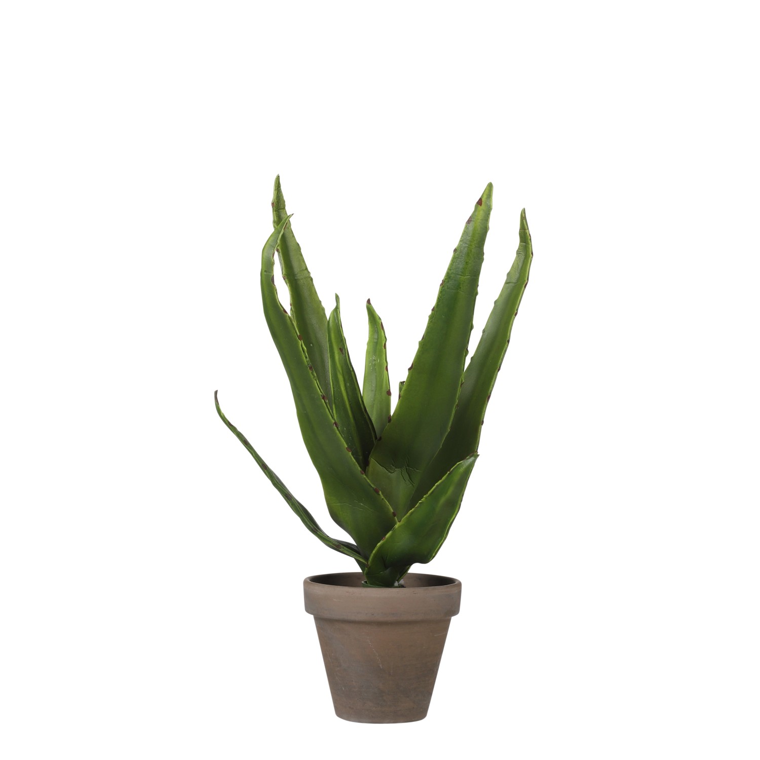 Mica Decorations Umělá rostlina aloe vera květináč Stan, zelená, pr. 16 x 30 cm
