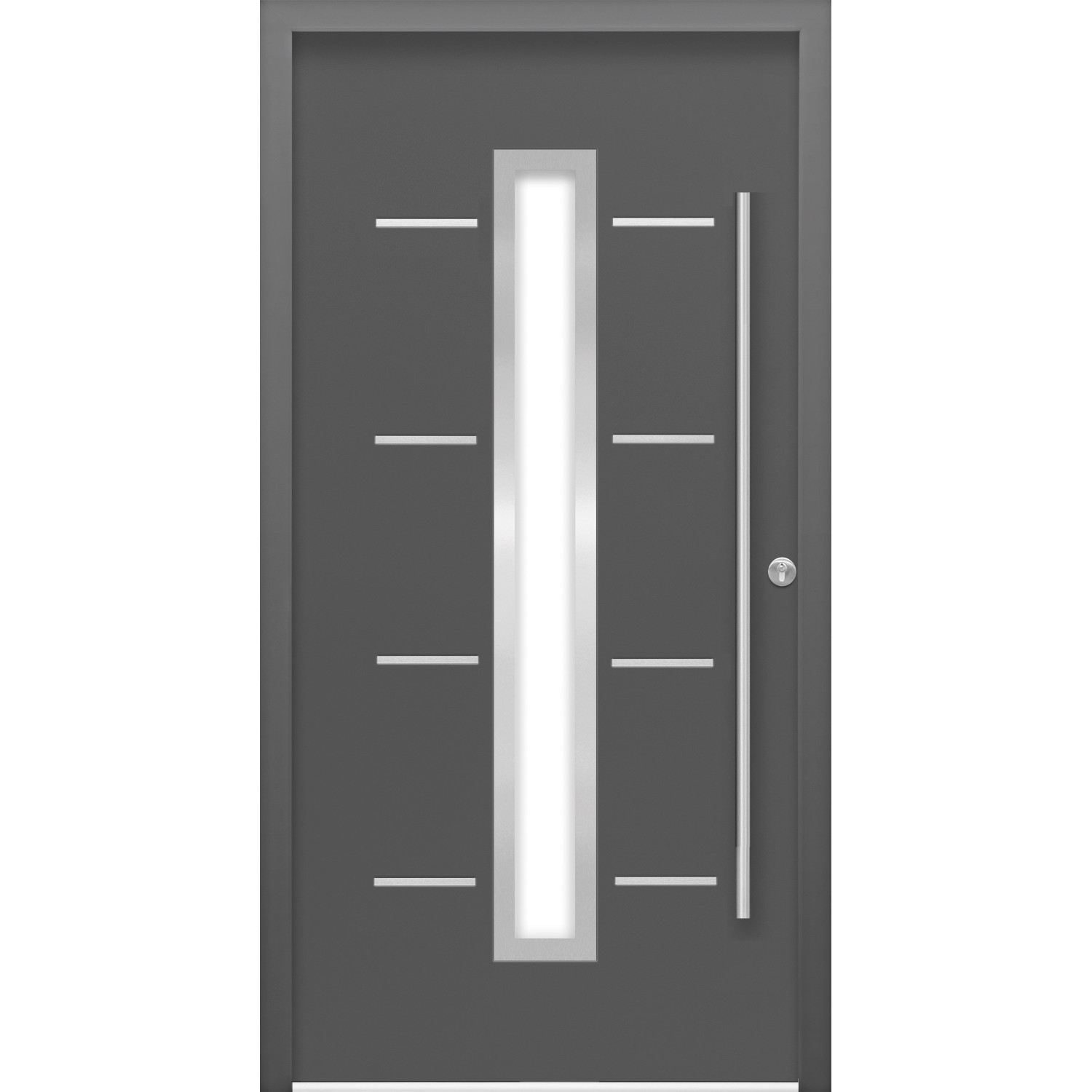 SPLENDOOR Vchodové dveře ThermoSpace MILANO PRIME antracit 110 P