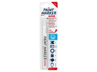 ALTECO Popisovač Paint Marker Slim, bílý