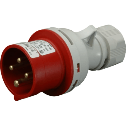 SEZ Vidlice průmyslová 400V, 32A, 4-pól, IP44