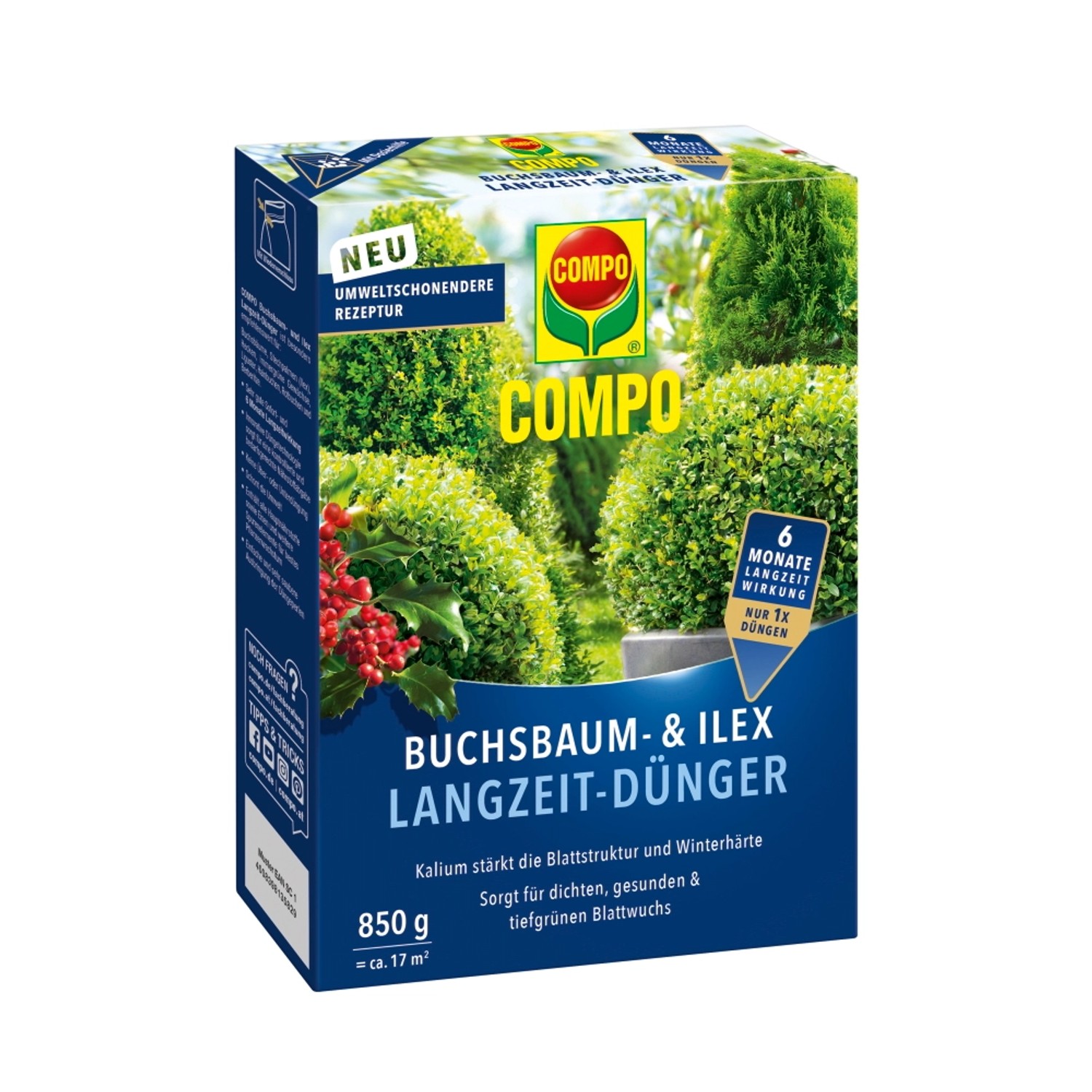 COMPO Hnojivo pro buxusy s dlouhodobým účinkem 850 g
