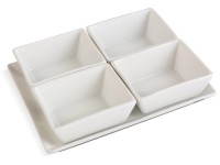 Lamart Misky servírovací LT9220 bílá, 4 x 75 ml