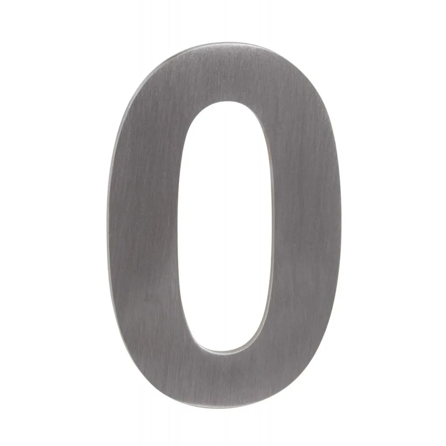 Walteco Domovní číslo "0" nerez samolepicí, 50 mm
