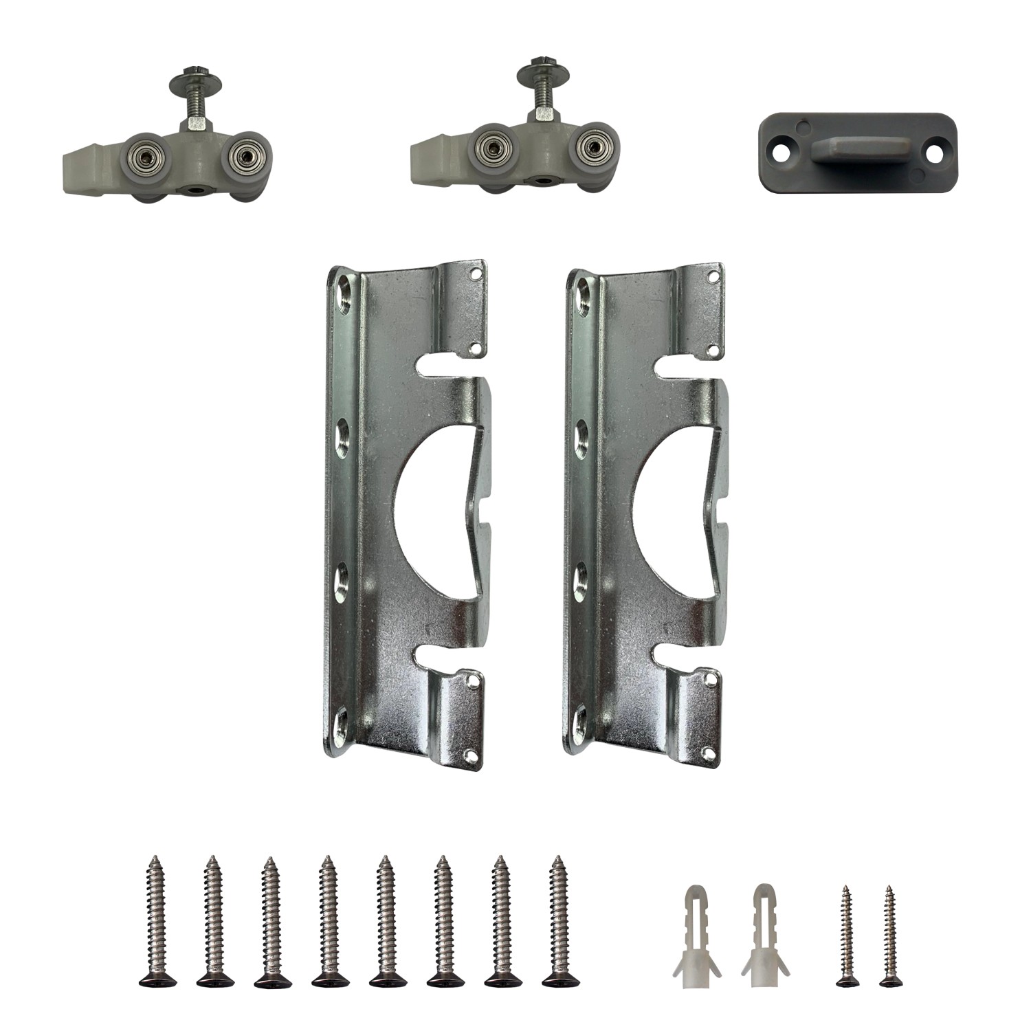 Novadoors Konverzní set posuvných dveří Sklo-Dřevo pro Nova STS 406