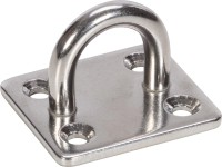 LUX-TOOLS Krycí deska, nerezová ocel, 40 x 35 mm