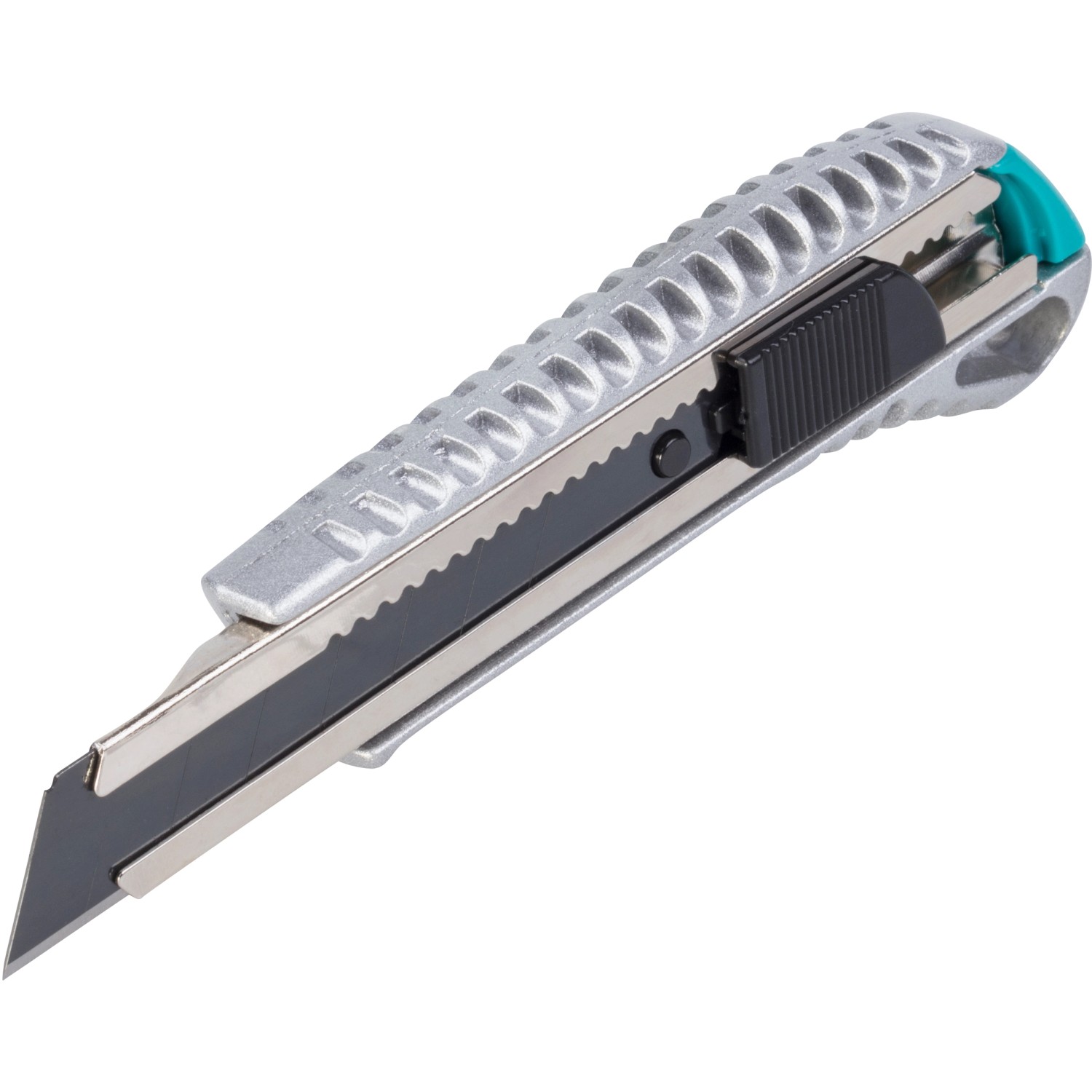 Wolfcraft Nůž s 18 mm odlamovacími čepelemi, černá čepel Profi-Sharp, kovový