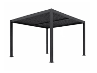 MARIMEX Pergola bioklimatická hliník, antracitová, 3 x 3 m