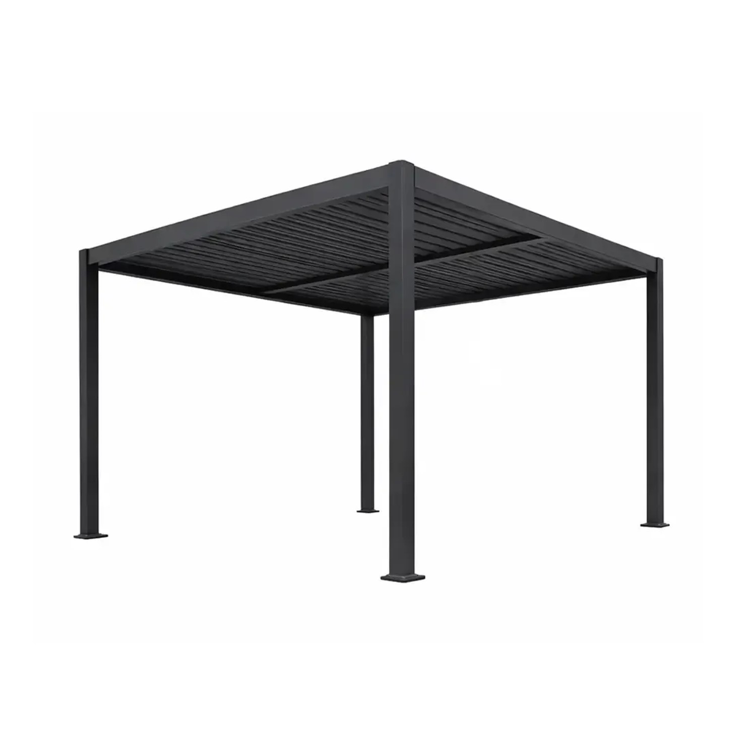 MARIMEX Pergola bioklimatická hliník, antracitová, 3 x 3 m