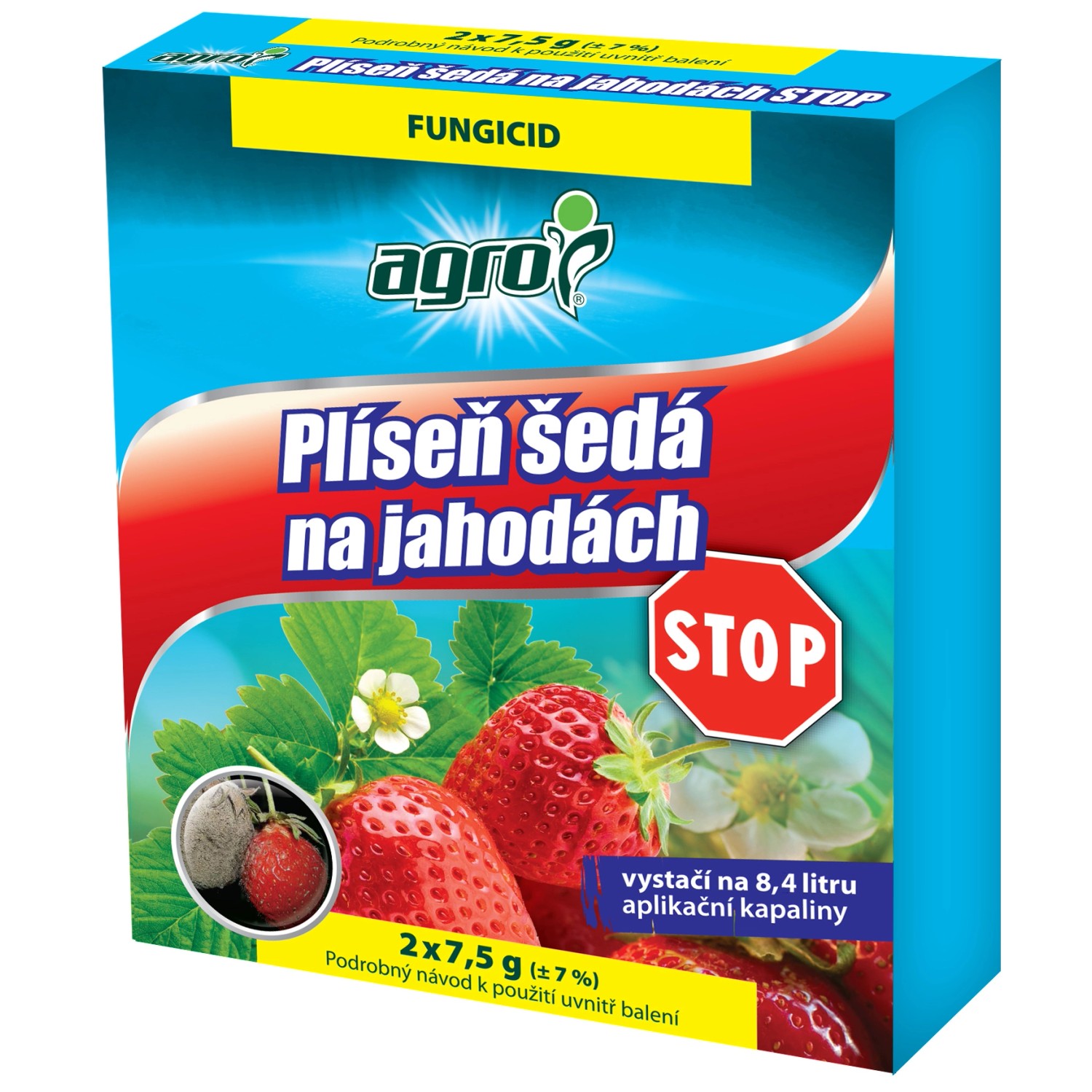 AGRO Plíseň šedá na jahodách STOP