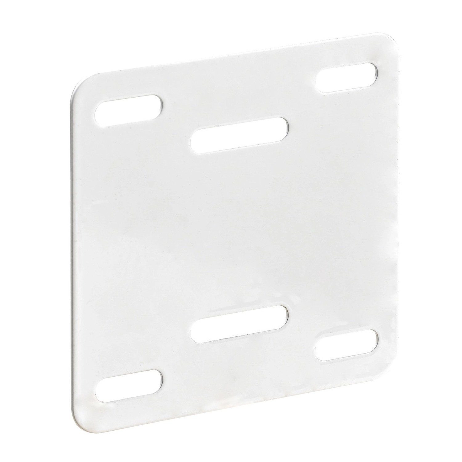 Hettich Opravná deska pro dveřní závěsy, ocel, bílá, 60 x 60 x 0,8 mm, 2 ks