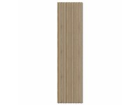 DenPanels Akustický panel ACU-line MELAMIN dub tm. hnědá MDF šedá plsť 260x60 cm