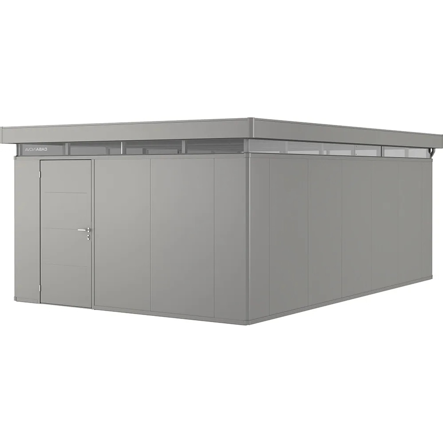 Biohort Plechový zahradní domek CasaNova 4 x 6 křemenově šedá, 630 x 430 cm, L