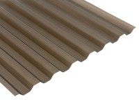 Polykarbonátová trapézová deska bronz 8 x 2000 x 1060 mm Polykarbonátová trapézová deska bronz 8 x 2000 x 1060 mm