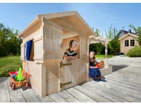 Weka Dětský domeček na hraní Tabaluga, přírodní, 154 x 284 x 153 cm Weka Dětský domeček na hraní Tabaluga, přírodní, 154 x 284 x 153 cm