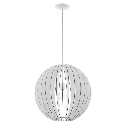 EGLO Závěsné svítidlo Cossano bílé, pr. 50 cm
