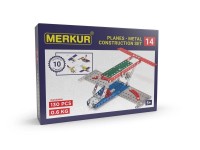 Merkur Dětská kovová stavebnice 014 Letadlo, 130 dílků
