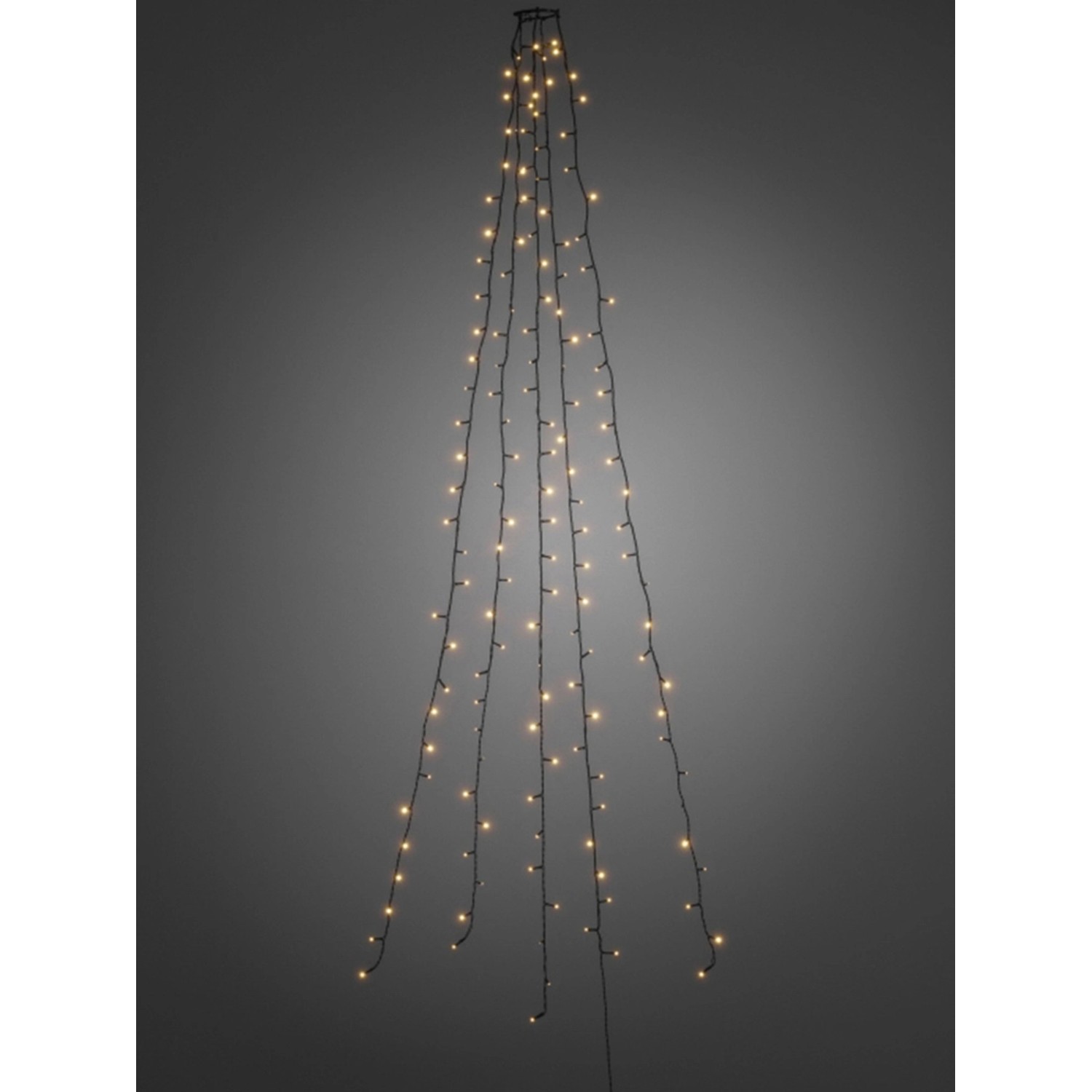 Konstsmide LED světelný řetěz "plášť" na vánoční stromek barva jantaru, 200 ks