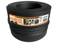 HOBIT garden Zahradní obrubník BETA PROFI černý 20 cm x 15 m