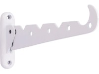 Sklápěcí háček kovový bílý vzdálenost otvorů 89 mm