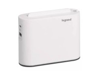 Legrand Rozbočovací zásuvka, 2x 2P, USB A + C, 3 A, bílá-tmavě šedá Legrand Rozbočovací zásuvka, 2x 2P, USB A + C, 3 A, bílá-tmavě šedá