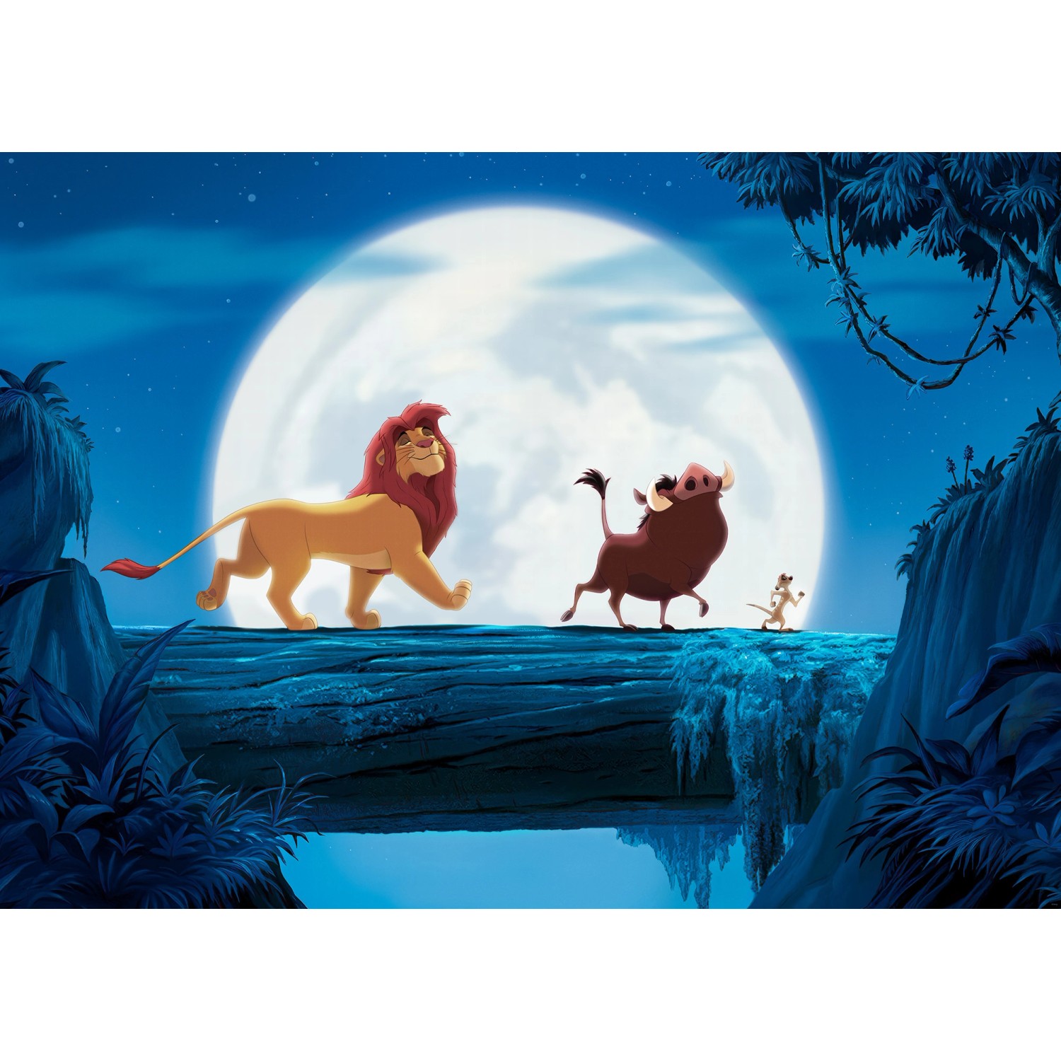 Komar Vliesová fototapeta Disney The Lion King Full Moon Walk 350 x 250 cm