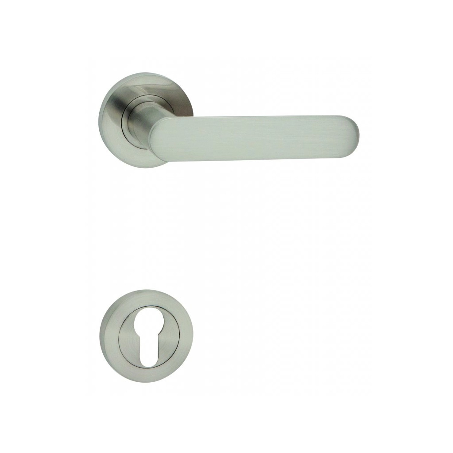 Cobra Rozetové dveřní kování ZOE-R PZ, nikl matný