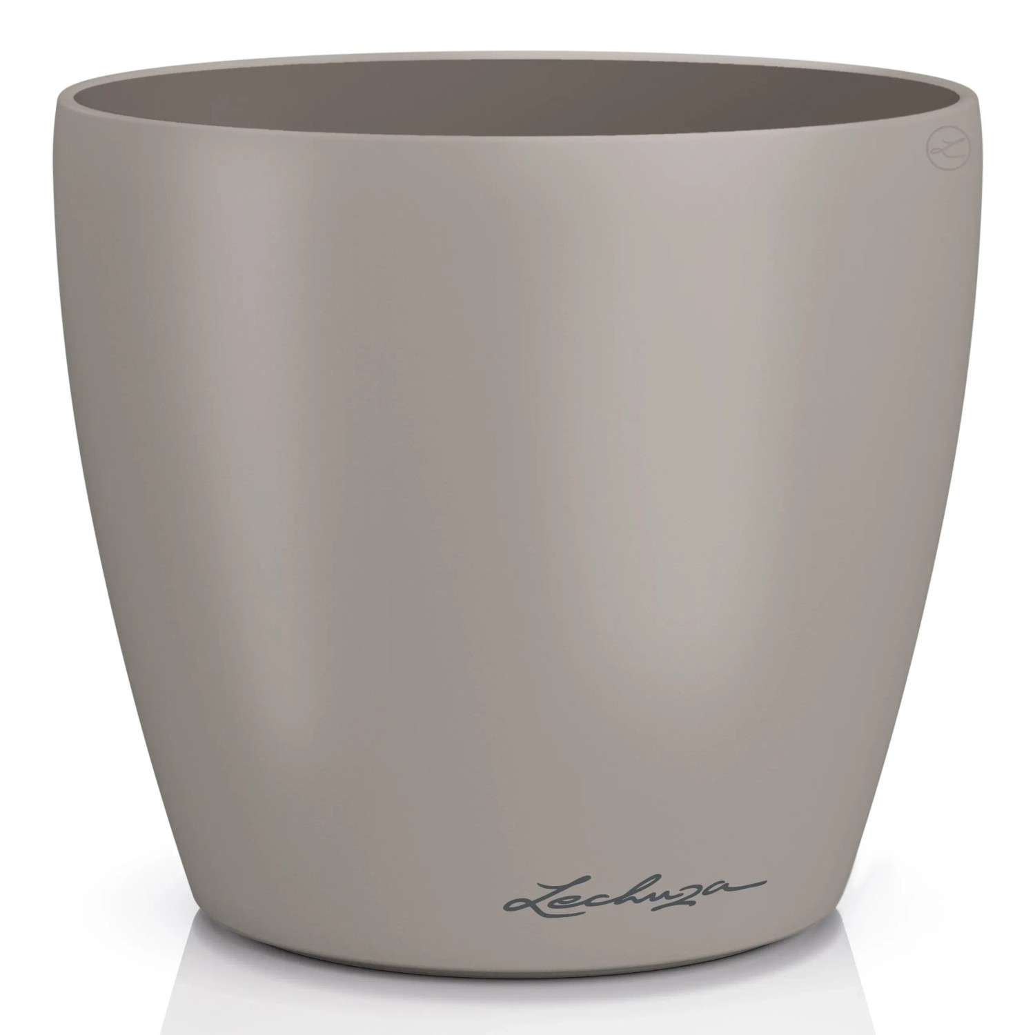 Lechuza Květináč CLASSICO Color SINGLE 14 písková hnědá pr. 15 x 13,5 cm