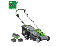 LUX-TOOLS 1 PowerSystem Aku sekačka na trávu A-RM-2x20/43 Set