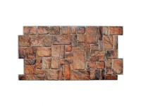 SOYKA STYLE PVC panel Stone brown cubes 98 x 50 cm