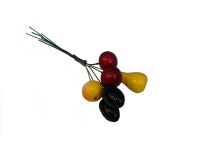 Mix lakovaných plodů 1, Ve svazku 6 kusů Mix lakovaných plodů 1, Ve svazku 6 kusů