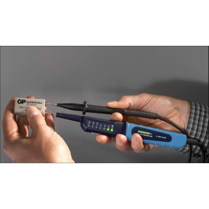 Pancontrol PAN Volttester 400 tester napětí v provozu, měří napětí baterie se zeleným LED displejem.
