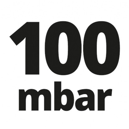 Sací výkon 100 mbar akumulátorového vysavače popela Einhell TE-AV 18/15 Li C-Solo