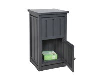 Floraworld Schránka na balíkové zásilky, antracitová, 109 x 63 x 55 cm