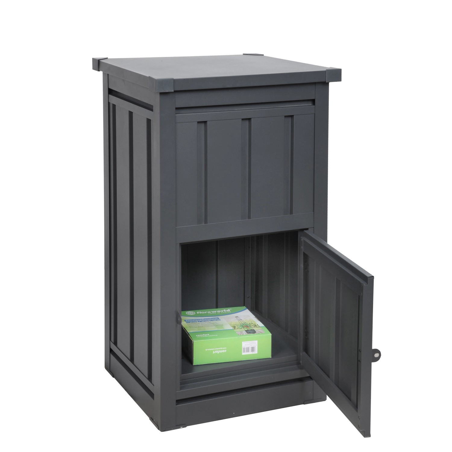 Floraworld Schránka na balíkové zásilky, antracitová, 109 x 63 x 55 cm