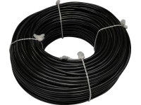 Silový kabel H03VV-F 2x0,75 mm, černá - metráž