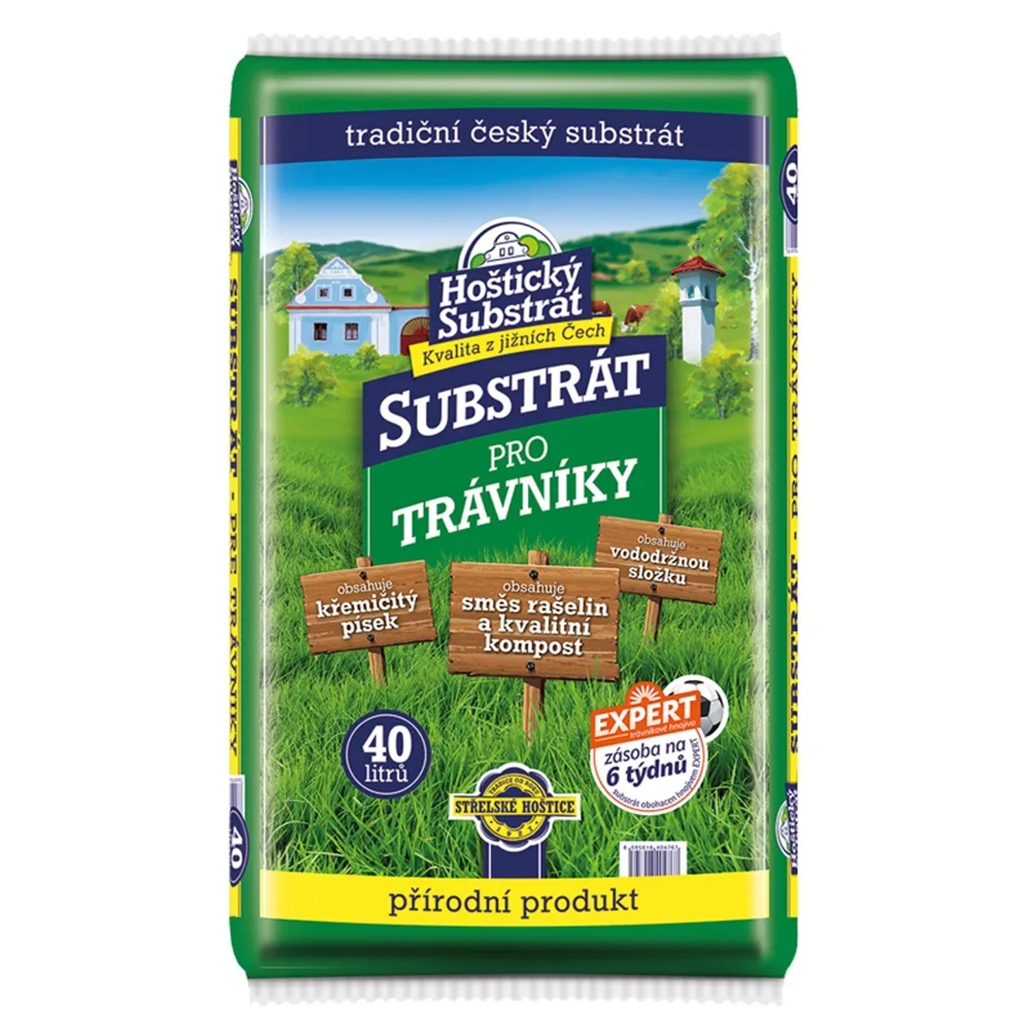 Hoštický Substrát pro trávníky 40 l