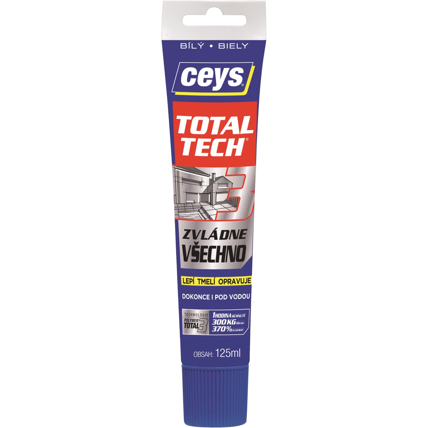 Lepidlo univerzální Ceys Total Tech bílý 125ml