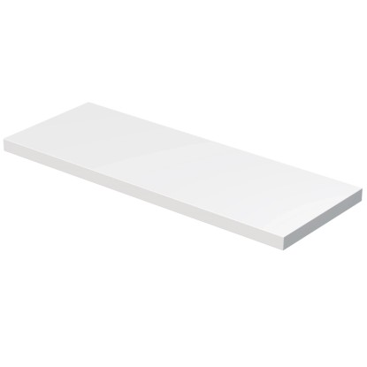 INTEDOOR Umyvadlová deska BEE bez výřezu, š. 160 cm, bílá mat