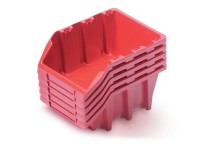 Kistenberg Set 5 úložných boxů Bineer 20 Long KBILS20 červená 19,8x11,8x8,4 cm