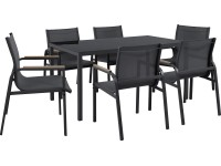 BWO Sestava zahradního nábytku Kulina antracitová 7dílná