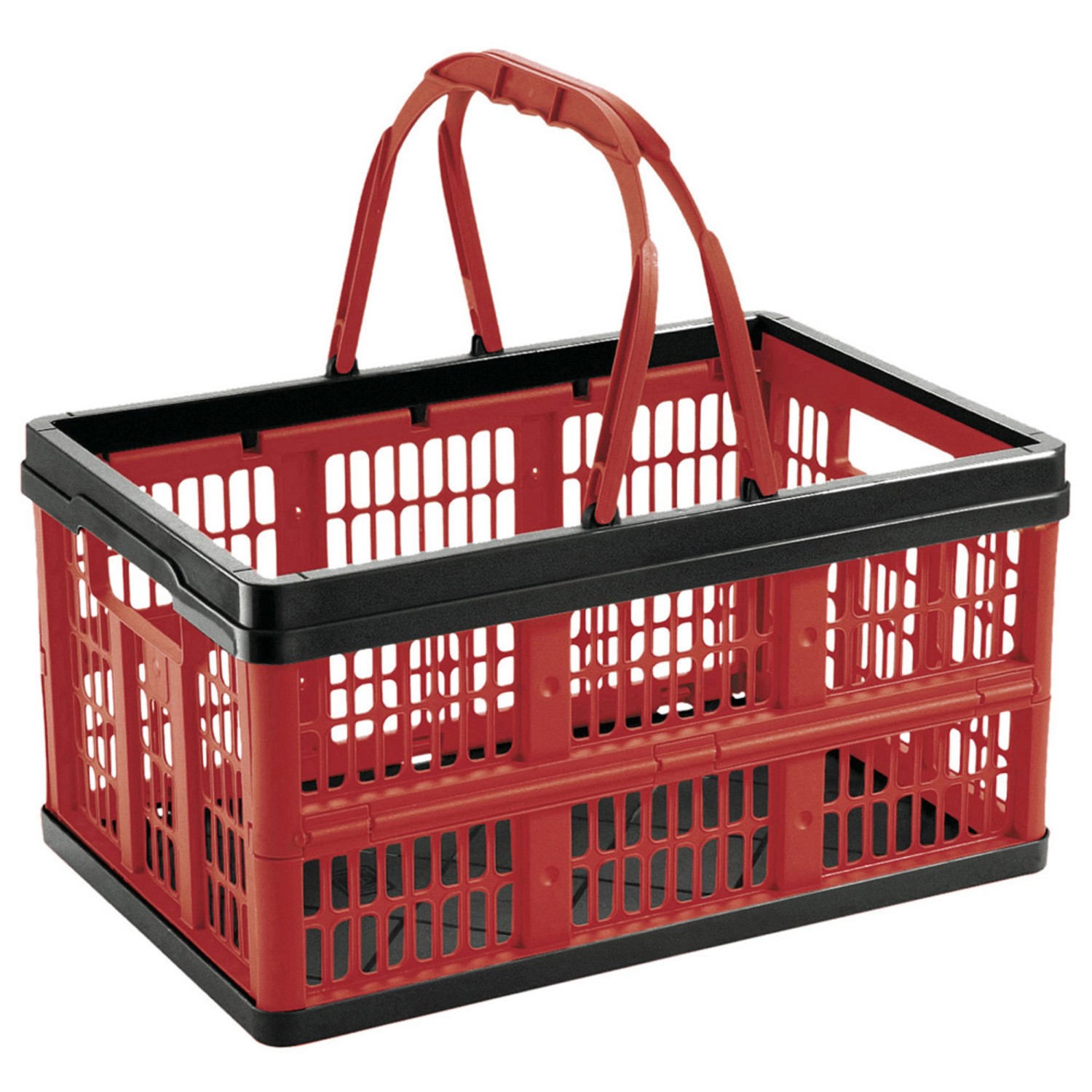 Skládací přepravka, červená