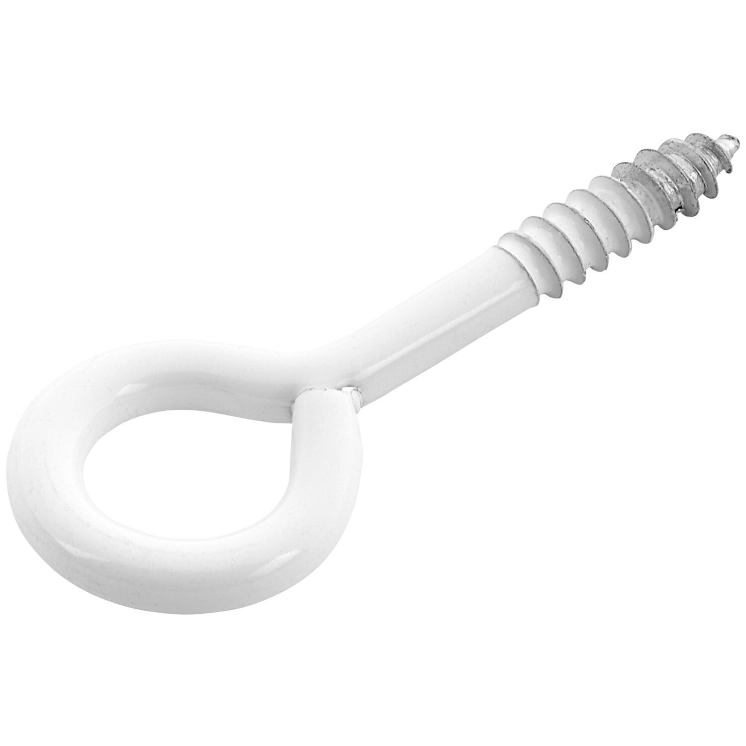 Šroub s okem bílý, pr. 4,4 mm x 40 mm, 2 ks