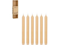 Mica Decorations Vysoké svíčky kónické krémové pr. 2,2 x 24 cm